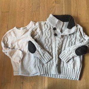 3 boys sweaters size 3 j.crew and gap